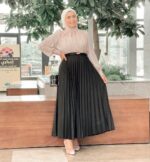 Circle Pleated Skirt