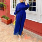 Blue Linen Dress