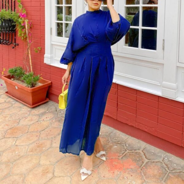 Blue Linen Dress