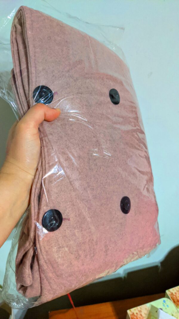 Plus Size Pink Wool Coat