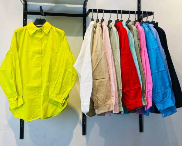 Oversized Poplin Shirt (100% Cotton)
