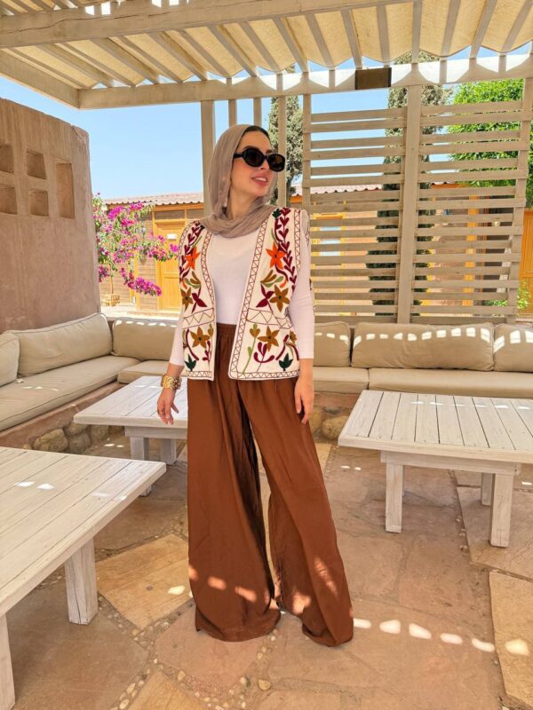Boho Embroidered Sleeveless Vest