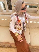 Boho Embroidered Sleeveless Vest