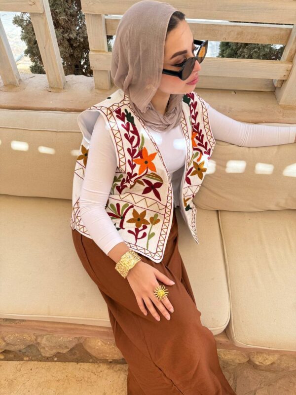 Boho Embroidered Sleeveless Vest