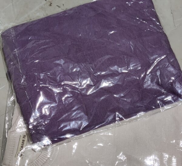 Basic Wool Knitted Tunic - Dark Mauve