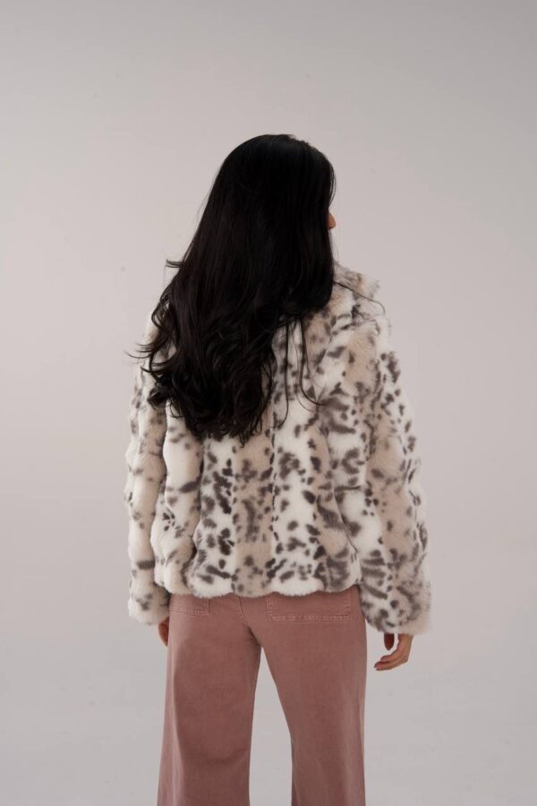 Leopard Faux Fur Jacket