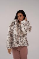 Leopard Faux Fur Jacket