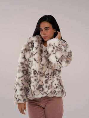 Leopard Faux Fur Jacket