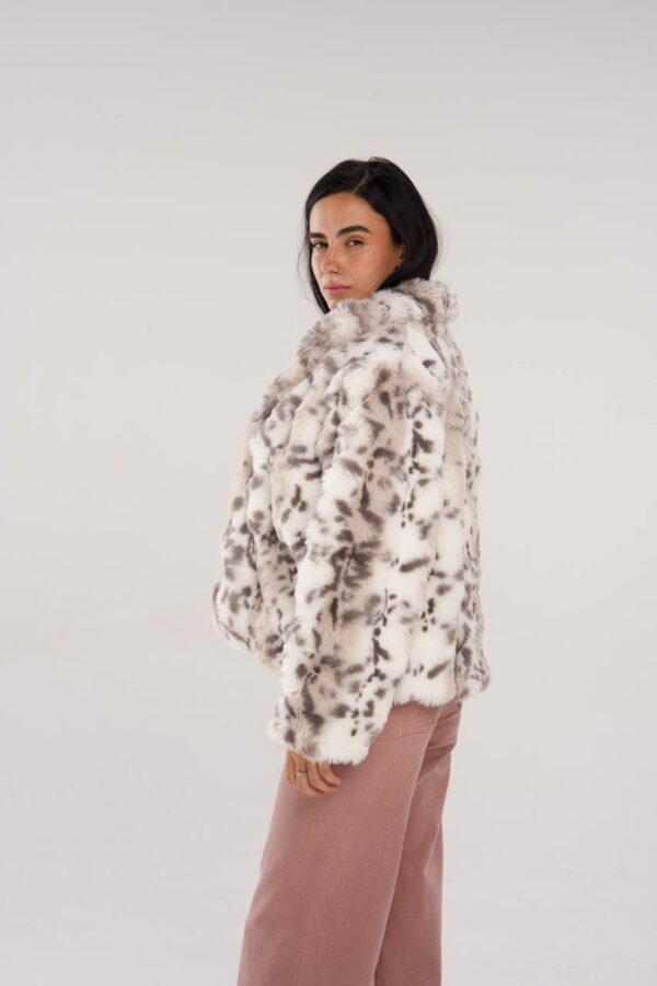 Leopard Faux Fur Jacket