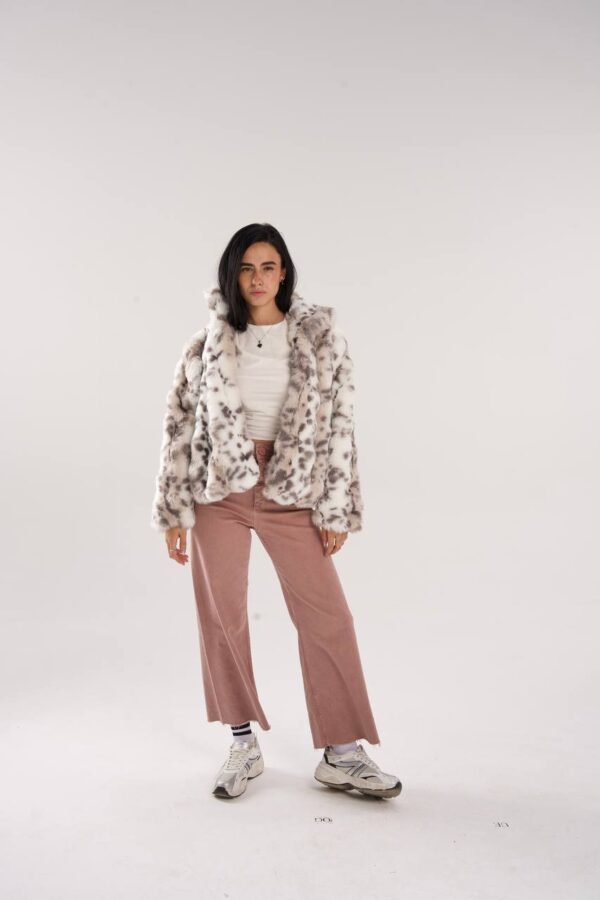Leopard Faux Fur Jacket