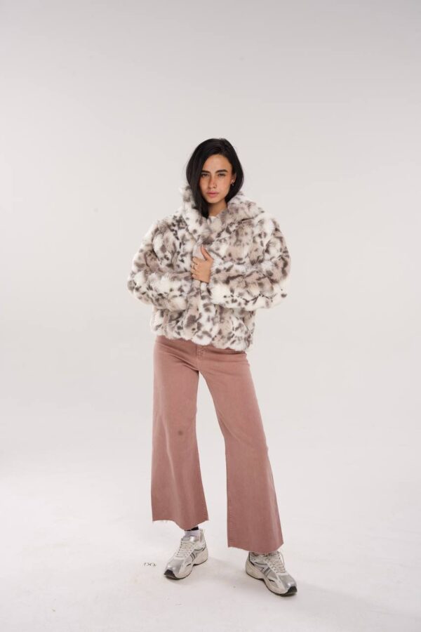 Leopard Faux Fur Jacket