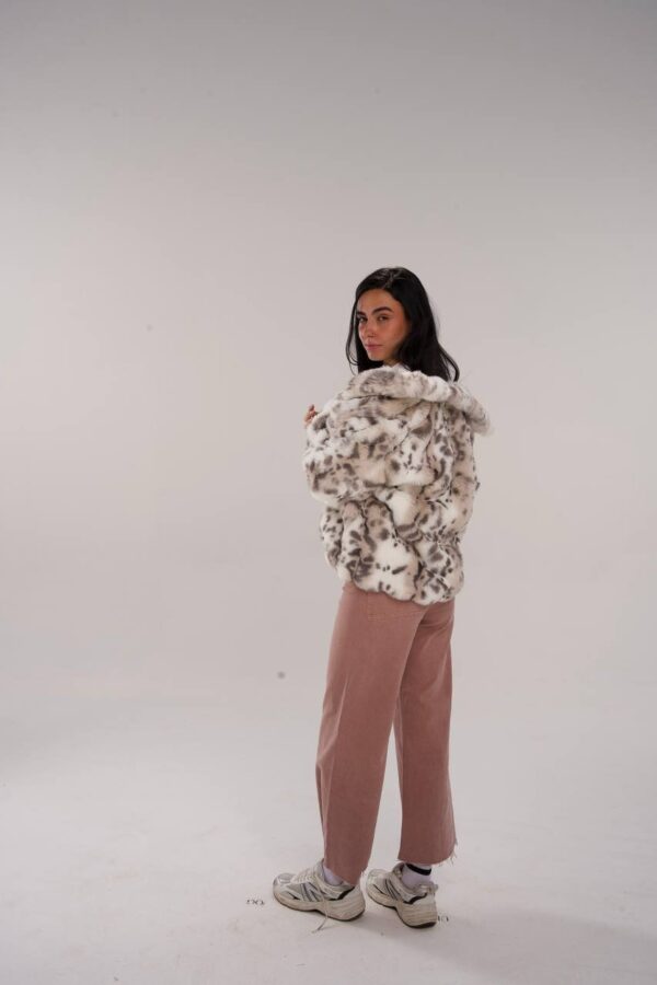 Leopard Faux Fur Jacket