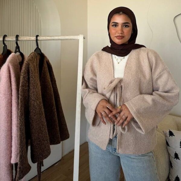 Tie-Front Cardigan Jacket