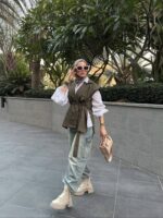 Sleeveless Trench Coat