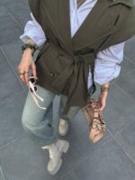 Sleeveless Trench Coat