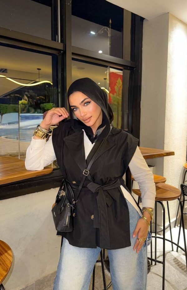 Sleeveless Trench Coat