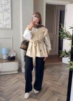 Sleeveless Trench Coat