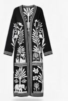 "Jacquard" Wool Cardigan