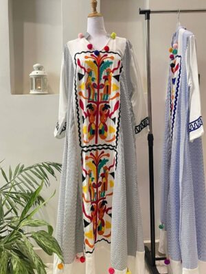 "Heritage Bloom" Jalabiya