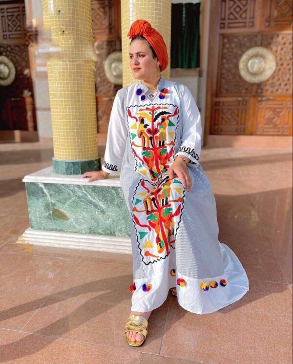 "Heritage Bloom" Jalabiya