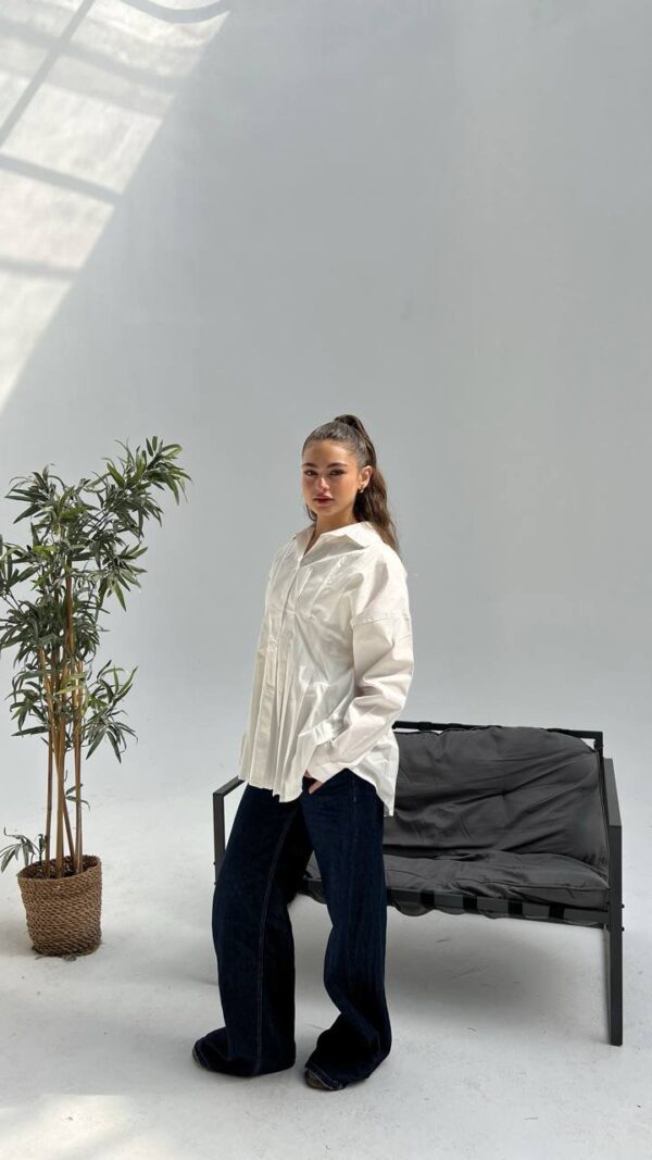 The Sculpted Flare Shirt