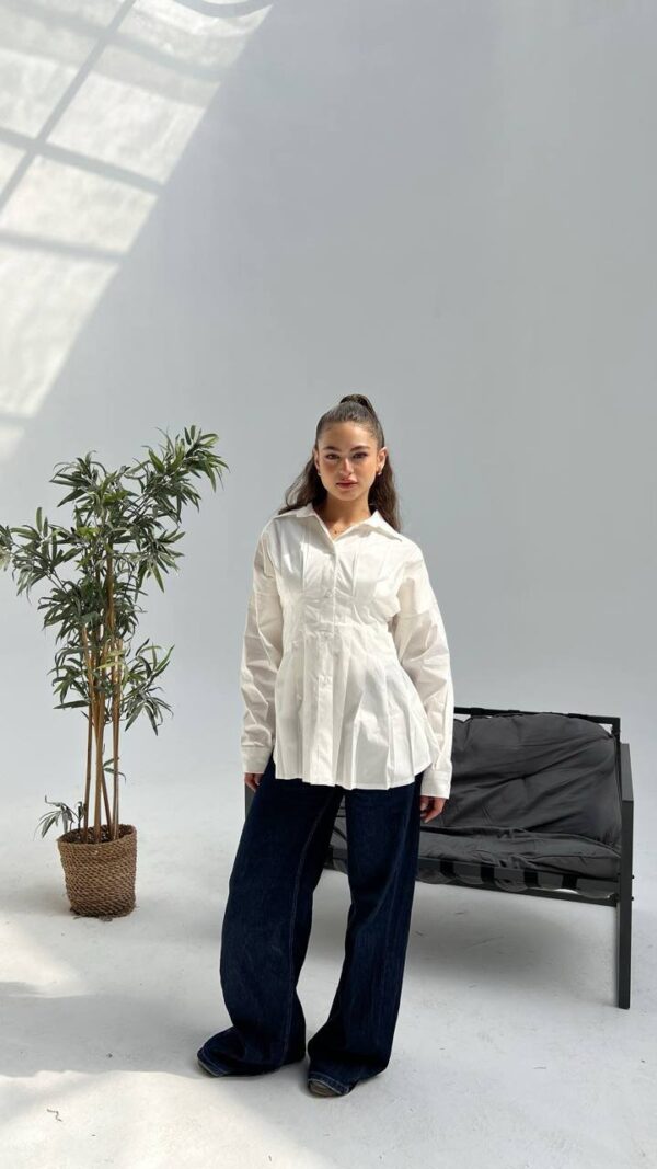 The Sculpted Flare Shirt