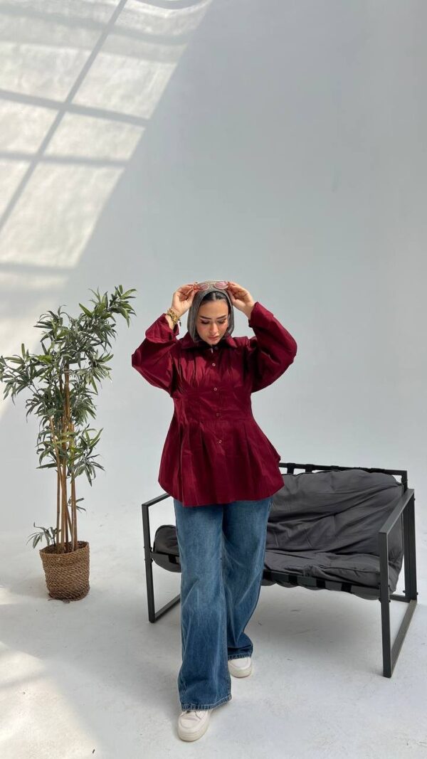 The Sculpted Flare Shirt