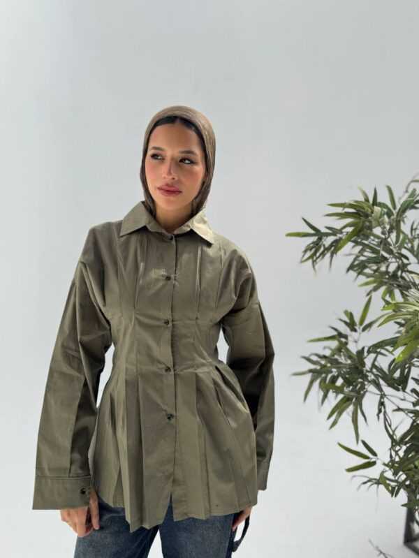 The Sculpted Flare Shirt