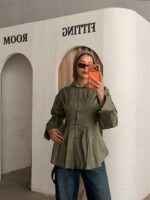 The Sculpted Flare Shirt