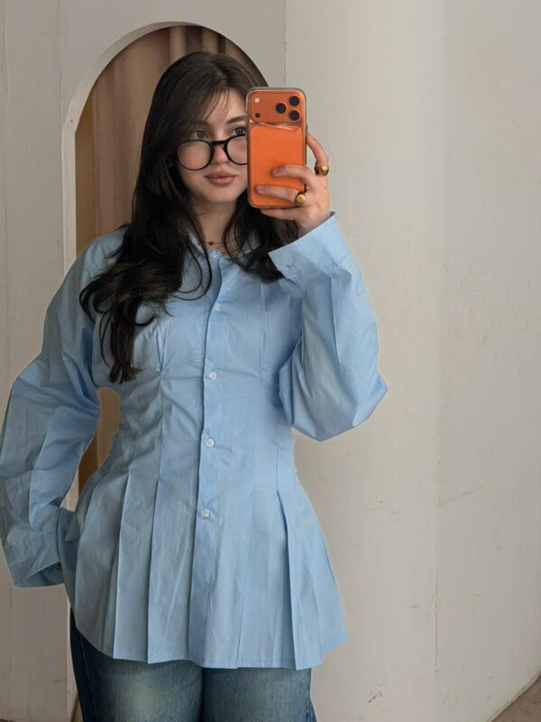 The Sculpted Flare Shirt