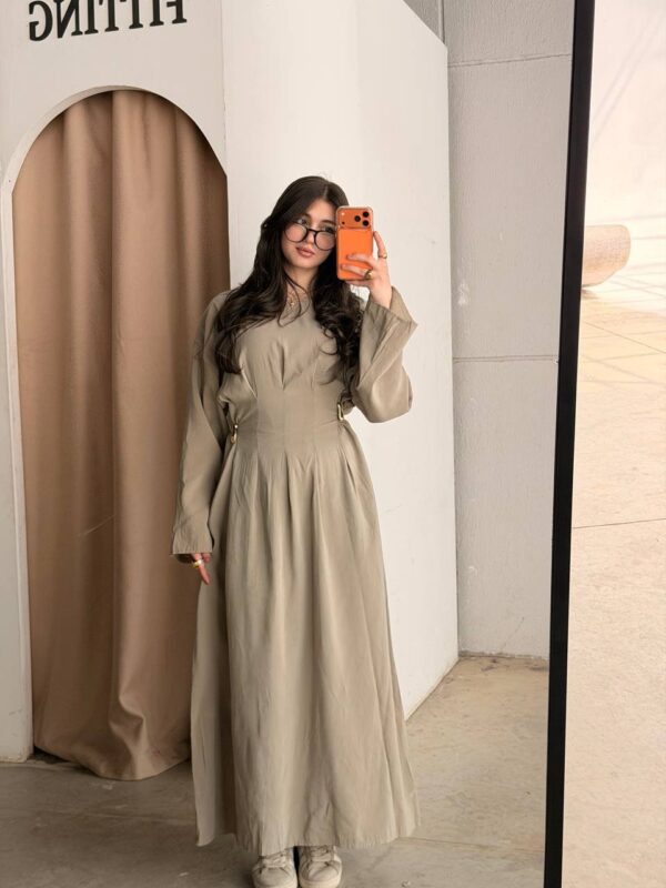 The Gilded Pleat Maxi Dress