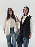 The Lace-Trimmed Tailored Vest