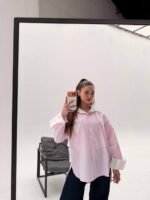 The Color-Block Stripe Over-Shirt