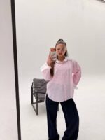 The Color-Block Stripe Over-Shirt