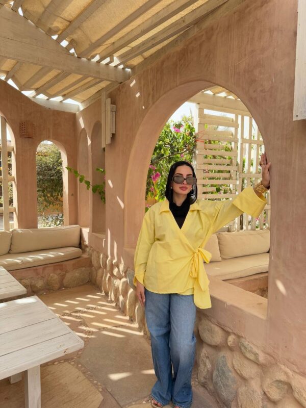 The Serene Wrap Blouse