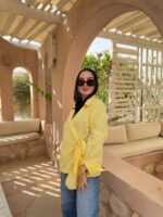 The Serene Wrap Blouse