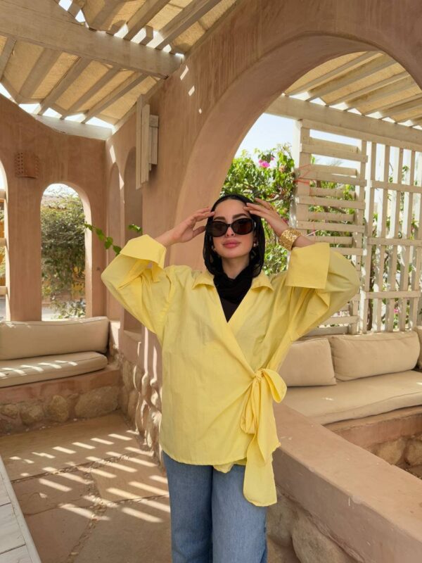 The Serene Wrap Blouse