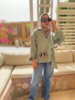 The Serene Wrap Blouse