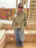 The Serene Wrap Blouse