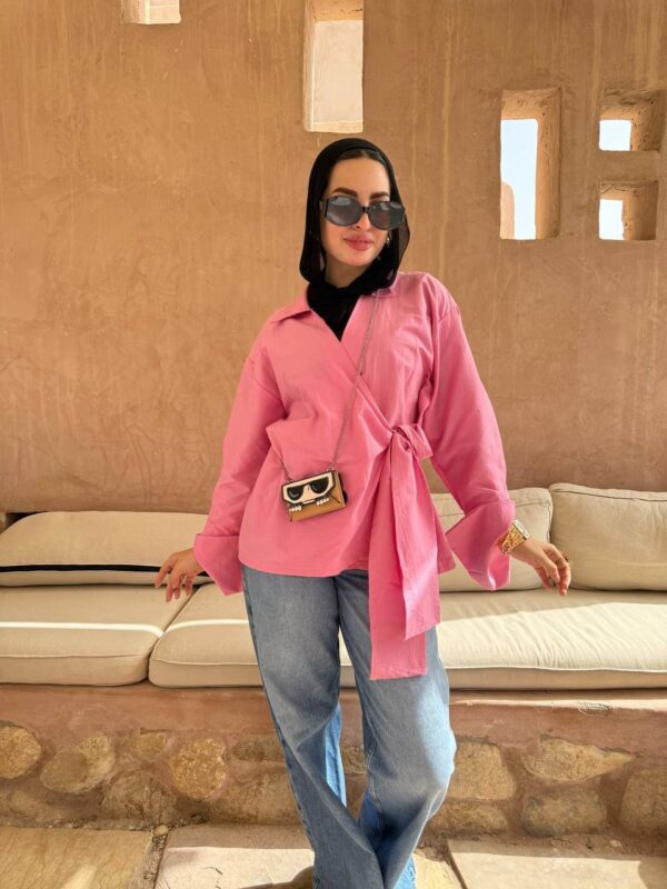 The Serene Wrap Blouse