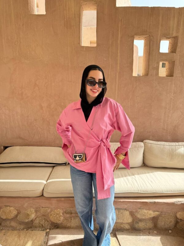 The Serene Wrap Blouse