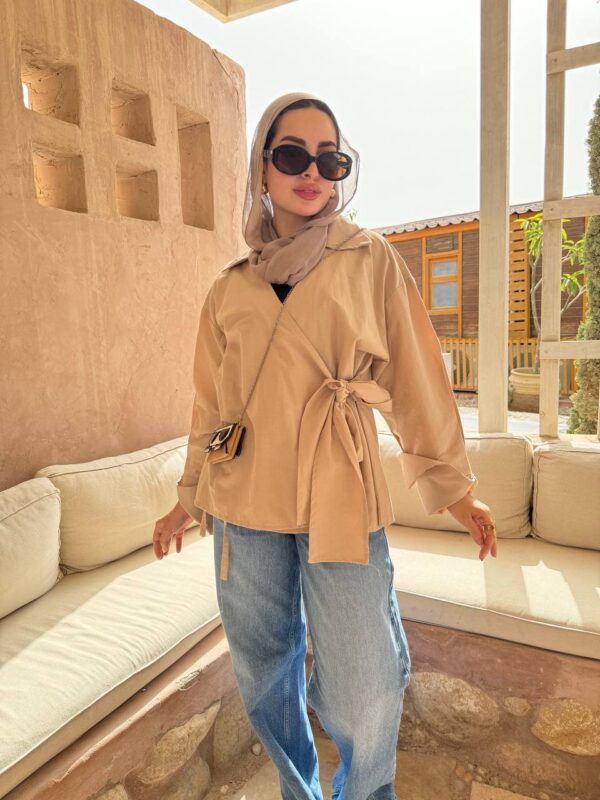 The Serene Wrap Blouse