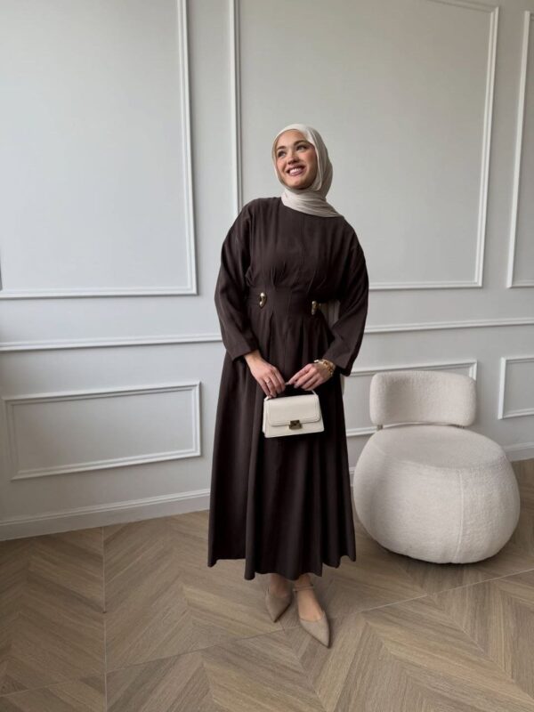 The Gilded Pleat Maxi Dress