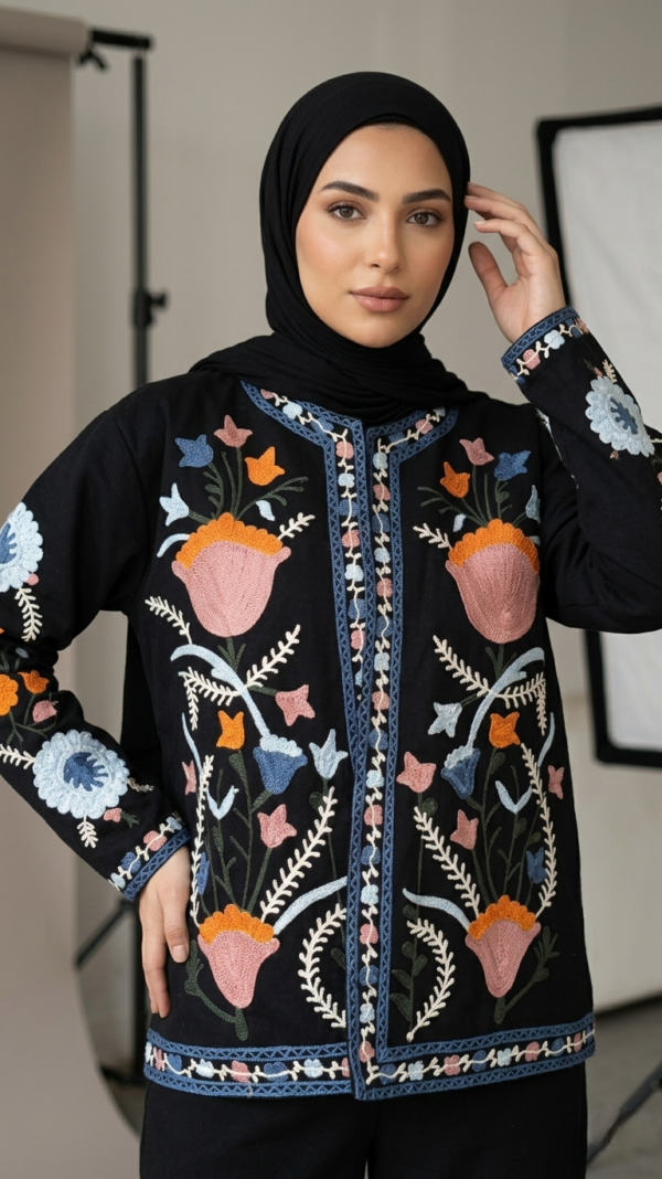 "سِدرة" Embroidered Jacket